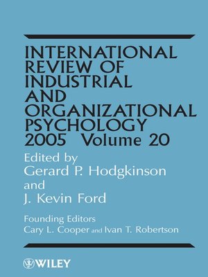 cover image of International Review of Industrial and Organizational Psychology, 2005
